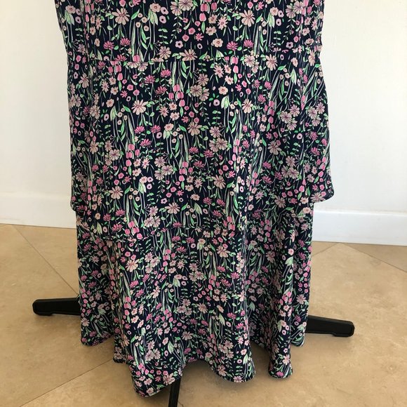 Nanette Lepore Floral Wrap Dress - Picture 9 of 11